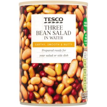 Tesco Three Bean Salad In Water (400g)