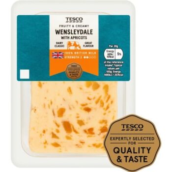 Tesco Wensleydale With Apricots Cheese (200g)