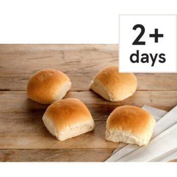 Tesco White Large Baps (4)