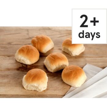 Tesco White Soft Rolls (6)