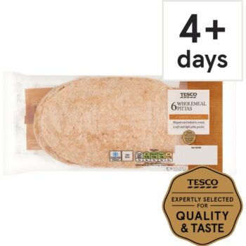 Tesco Wholemeal Pitta Bread (6)