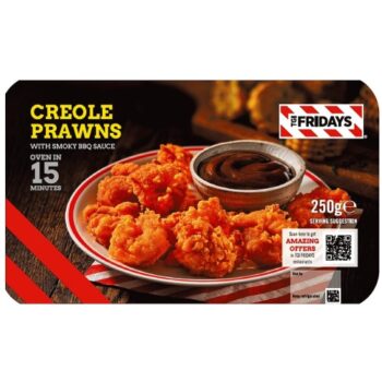 TGI Fridays Creole Prawns With Smoky BBQ Sauce (250g)