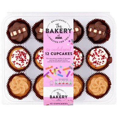 The BAKERY at ASDA 12 Cupcakes