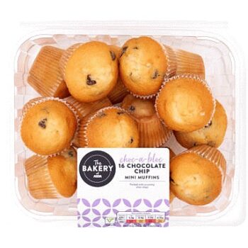 The BAKERY at ASDA 16 Chocolate Chip Mini Muffins