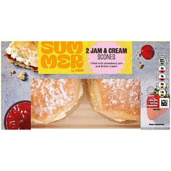 The BAKERY at ASDA 2 Jam & Cream Scones