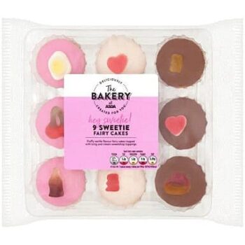 The BAKERY at ASDA 9 Sweetie Fairy Cakes