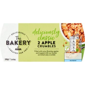 The BAKERY at ASDA Apple Crumbles