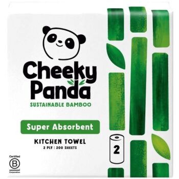 The Cheeky Panda Natural Bamboo Kitchen Towel Rolls
