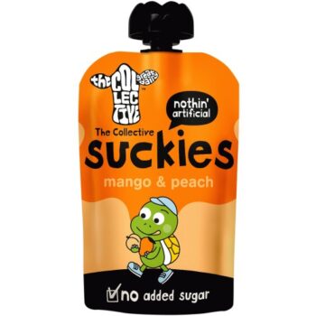 The Collective No Added Sugar Mango & Peach Yoghurt Suckies (90g)