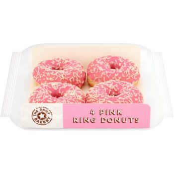 The Daily Bakery Pink Ring Donuts