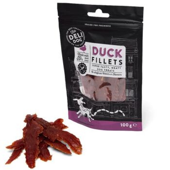 The Deli Dog Duck Fillets Dog Treats (100g)