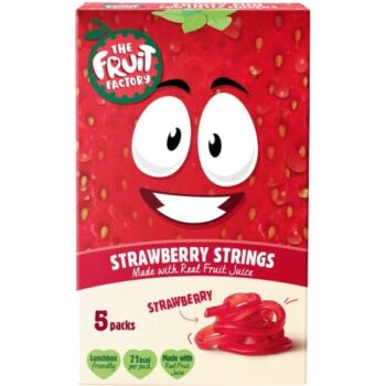 The Fruit Factory Strawberry Fruit Strings (5 x 20g)