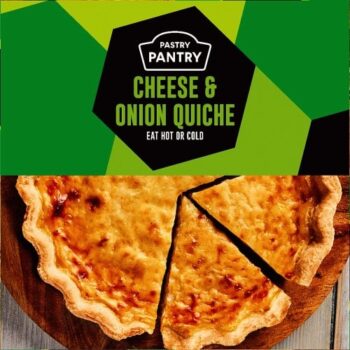 The Pastry Pantry Cheese & Onion Quiche (375g)