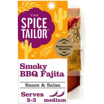 The Spice Tailor Smoky BBQ Fajita Sauce & Salsa Kit (245g)