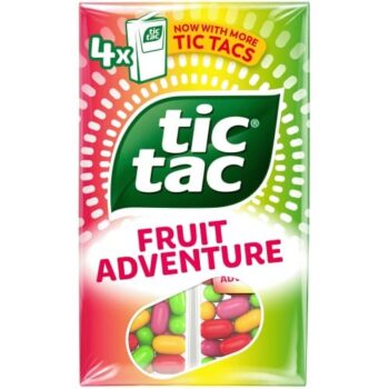 Tic Tac Fruit Adventure (4 x 18g)