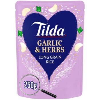 Tilda Garlic & Herbs Rice (250g)