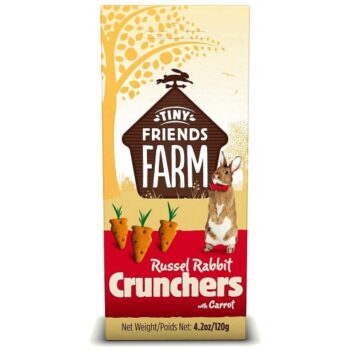 Tiny Friends Farm Russel Rabbit Crunchers With Carrot (120g)