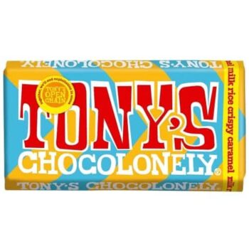 Tony's Chocolonely Caramel Milk Rice Crispy (180g)