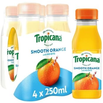 Tropicana Orange Juice Smooth Multipack (4 x 250ml)