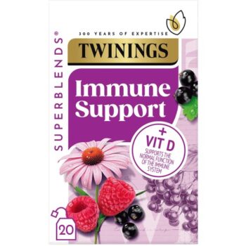 Twinings Superblends Immune Support Blackcurrant & Raspberry Tea Bags (20 x 40g)
