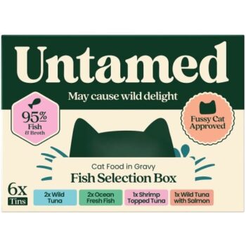 Untamed Fish Selection Box in Gravy Cat Food (6 x 75g)