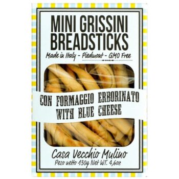Vecchio Mulino Mini Grissini with Cheese (130g)