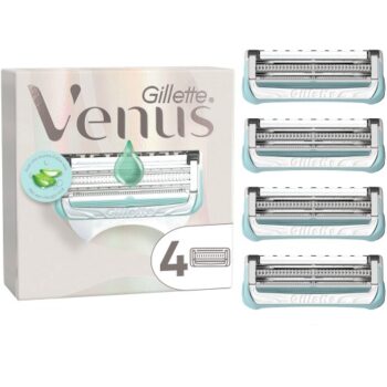 Venus Gillette Pubic Hair & Skin Razor Blades 4 Blades (4)