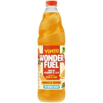 Vimto Wonderfuel Mango & Orange Squash (725ml)