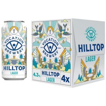 Vocation Brewery Hilltop Lager (4 x 440ml)