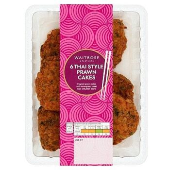 Waitrose 6 Thai Style Prawn Cakes (132g)