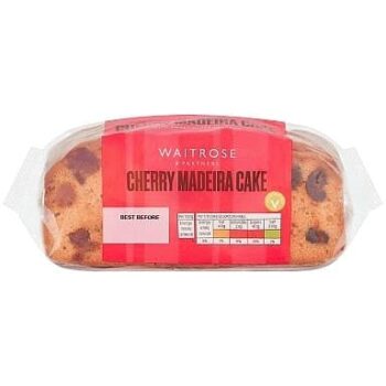 Waitrose Cherry Madeira Cake (350g)