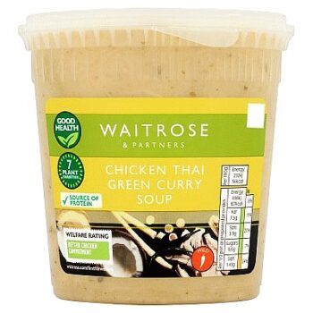 Waitrose Chicken Thai Green Curry Soup (600g)