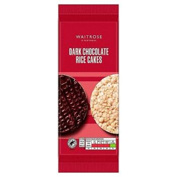 Waitrose Dark Chocolate Rice Cakes (100g)