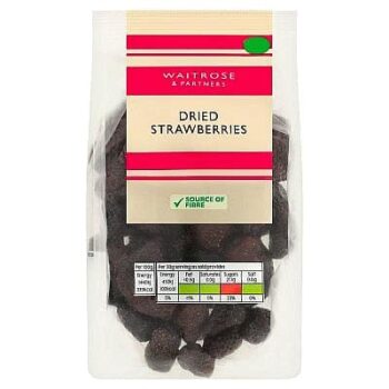 Waitrose Dried Strawberries (200g)