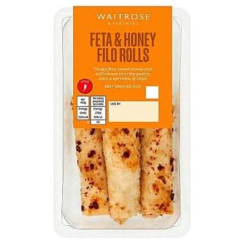 Waitrose Feta & Honey Filo Rolls (120g)