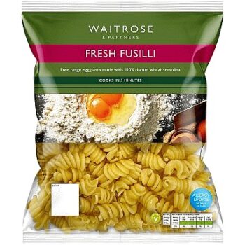 Waitrose Fresh Fusilli (500g)