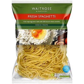 Waitrose Fresh Spaghetti (500g)