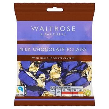Waitrose Milk Chocolate Eclairs (170g)