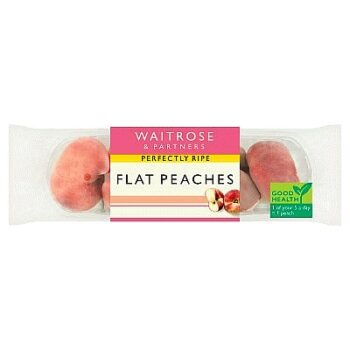 Waitrose Perfectly Ripe Flat Peaches (4)