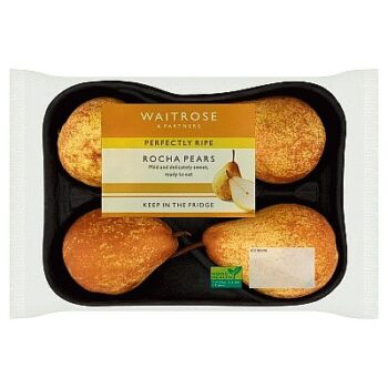 Waitrose Perfectly Ripe Rocha Pears (4)