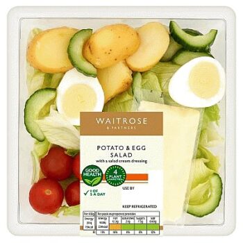 Waitrose Potato & Egg Salad & Salad Dressing (300g)
