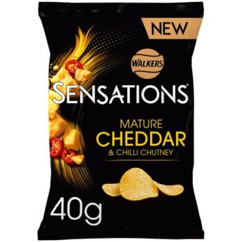 Walkers Sensations Mature Cheddar Cheese & Chilli Crisps