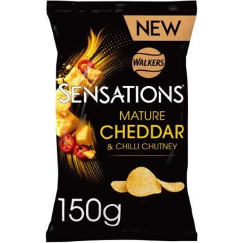Walkers Sensations Mature Cheddar Cheese & Chilli Sharing (150g)