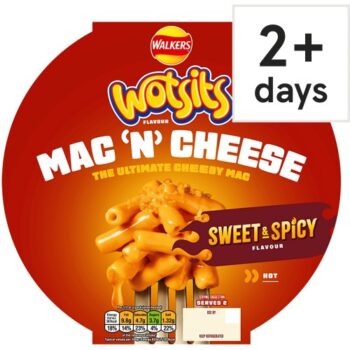 Walkers Wotsits Sweet & Spicy Flavour Flavour Mac N Cheese (400g)