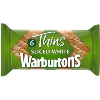 Warburtons Soft White Sandwich Thins (6)