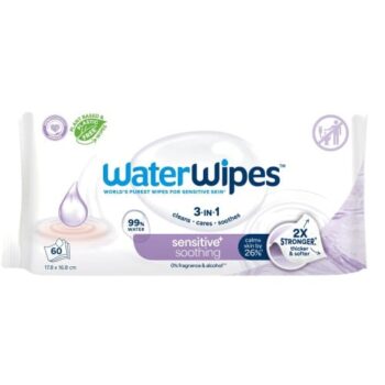 WaterWipes Soothing Clean Baby Wipes (60)