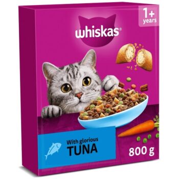 Whiskas Tuna Complete Adult Dry Cat Food (800g)
