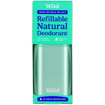 Wild Fresh Cotton & Sea Salt Deodorant Refill Pack (40g)