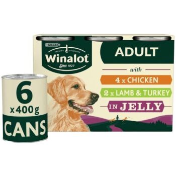 Winalot Classics Mixed in Jelly Wet Dog Food (6 x 400g)