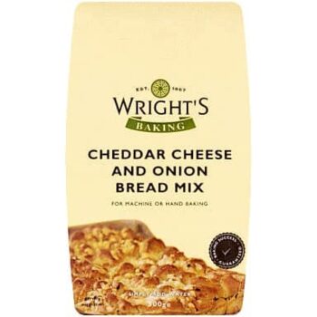 Wright's Baking Baking Cheddar Cheese and Onion Bread Mix (500g)